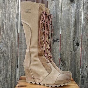 Sorel Joan of Arctic Tall Wedge Boots 7
